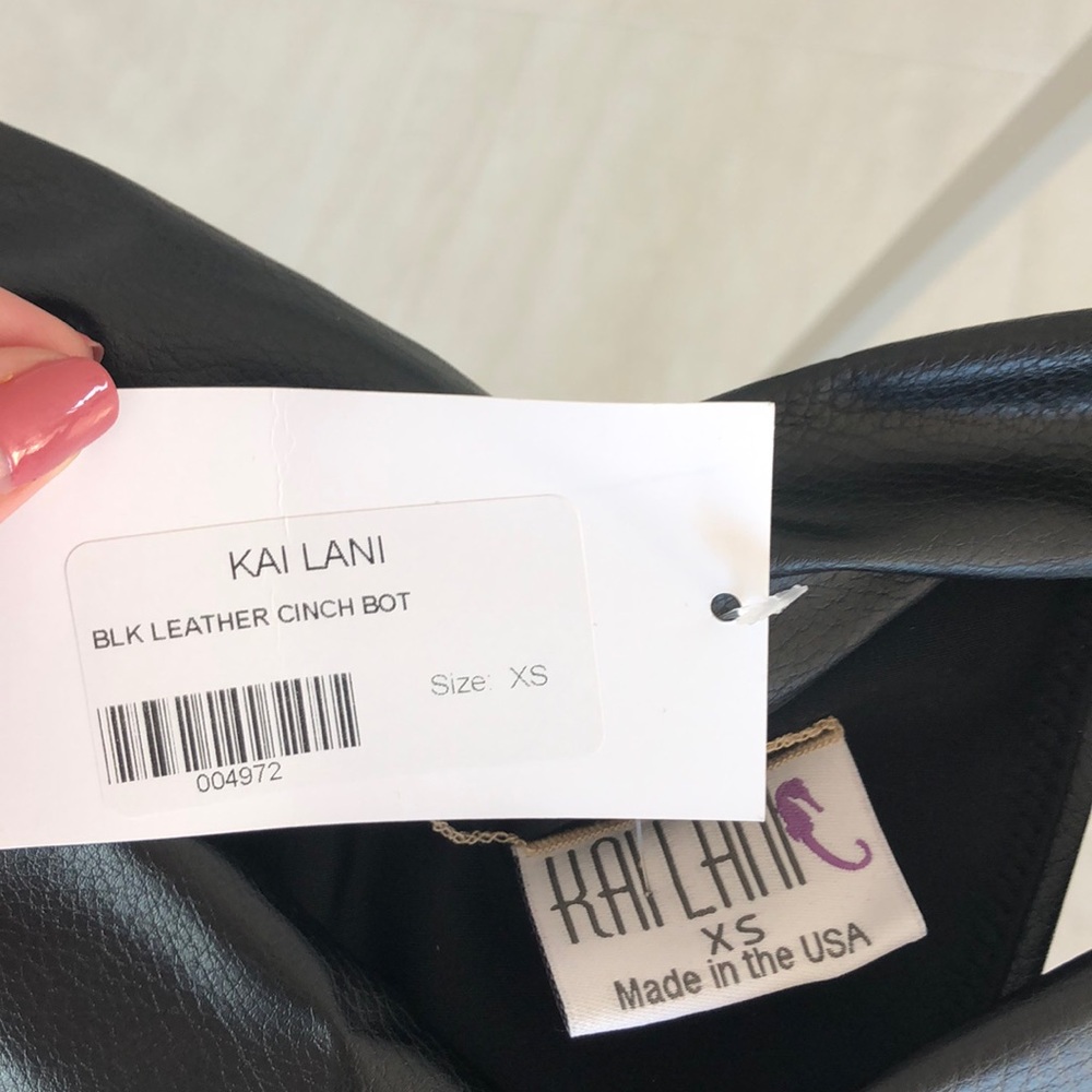 Kai Lani Leatherette Bikin - Picture 6 of 8